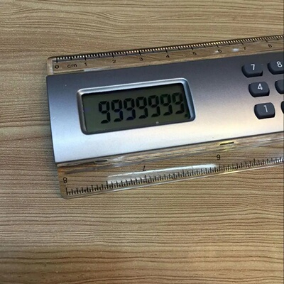 Ruler Calculator Multifunctional Counting 20cm Mini Persona
