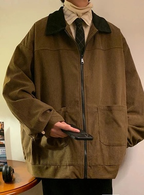 American Style Vintage 2025 Men Bomber Jacket Windbreakers