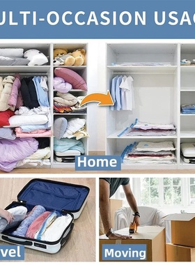 Vacuum Packet Vacuum Sealer Bags for Clothes Travel Compres