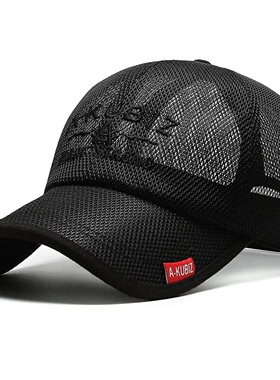 Summer Hats For Men And Women Mesh Baseball Caps Fashion Em