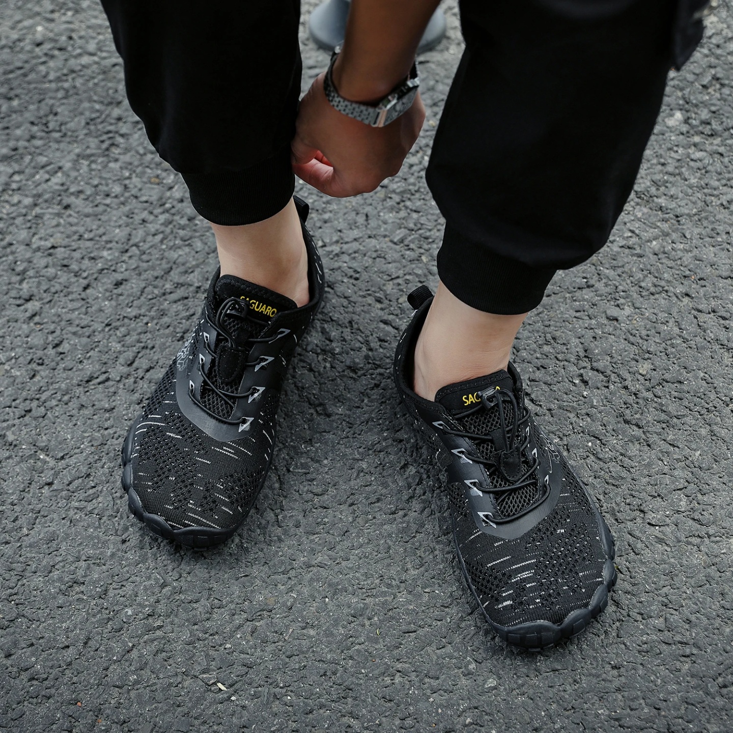 Wide Toe Zero Barefoot Shoes Mens Minimalist Water Shoes Br