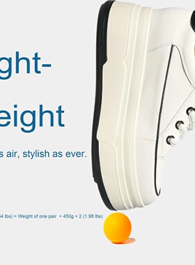 Fujin 9cm 3 inch comfortable platform sneakers for women Ge