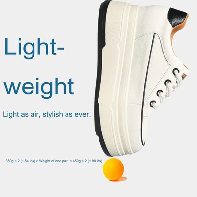 Fujin 9cm 3 inch comfortable platform sneakers for women Ge