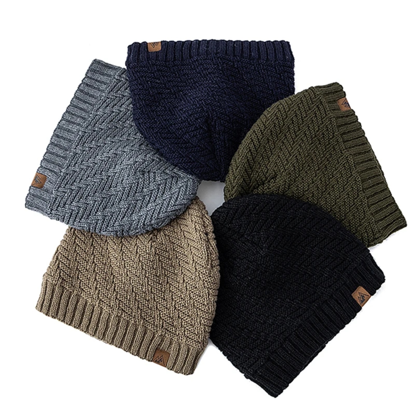 Unisex Peak Labal Winter Hats Fashion Knitted Hats For Men