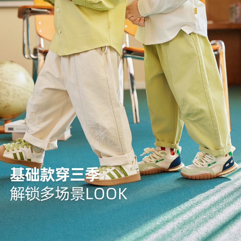 嘟嘟家长裤纯棉A类休闲裤儿童