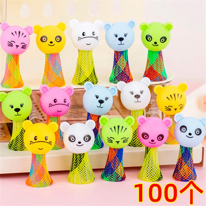 卡通动物弹跳精灵儿童玩具幼儿园全班学生创意奖励活动小礼品礼物