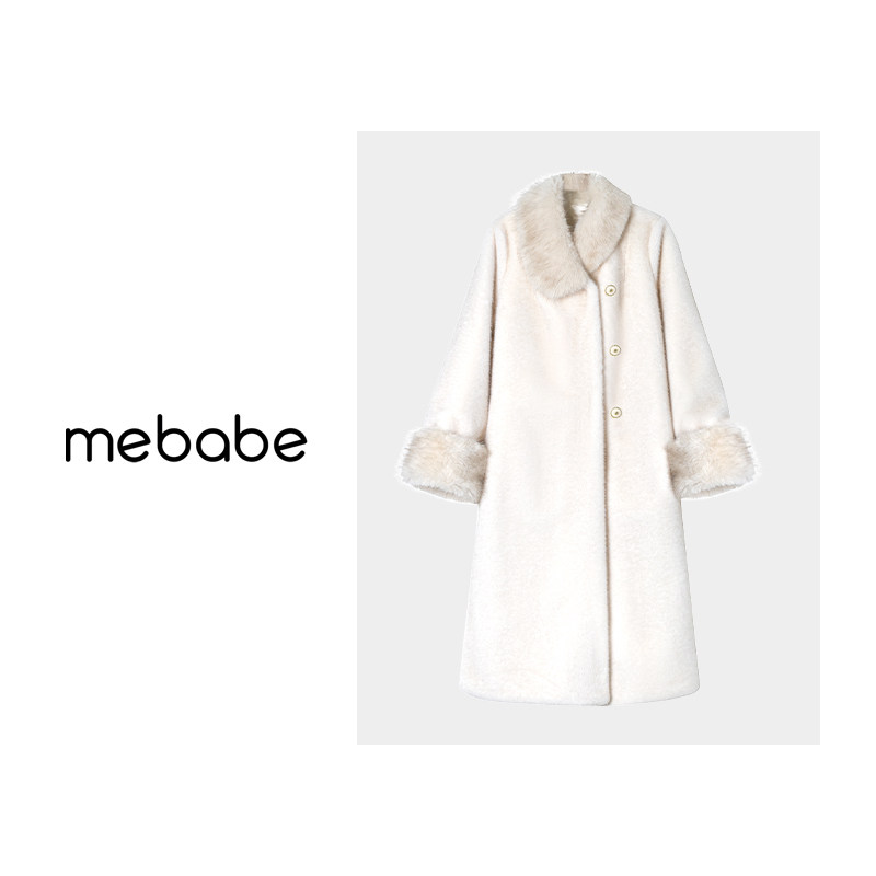 【孙小桔】[千金归来]冬季新款气质温柔中长款大衣外套女24DPX308