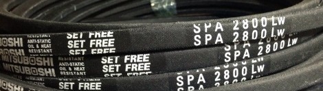 三之星空调风机皮带窄V带SPZ2800LW,SPZ2840LW/3V1120,SPZ2900LW