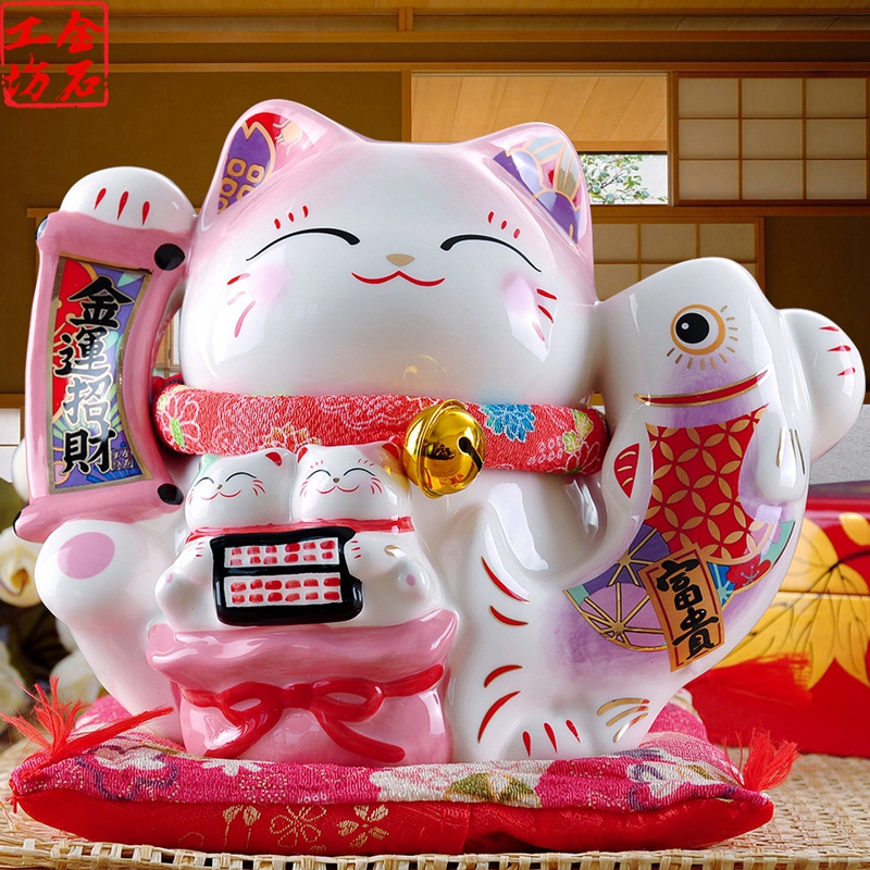 擺件存錢罐招財貓金石工坊