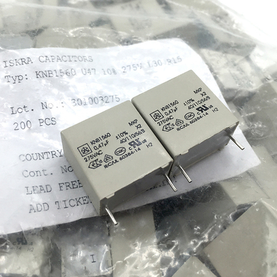 ISKRA 阿珂法 MKP 0.47uf 474 470NF 275V 305V 薄膜电容 KNB1560