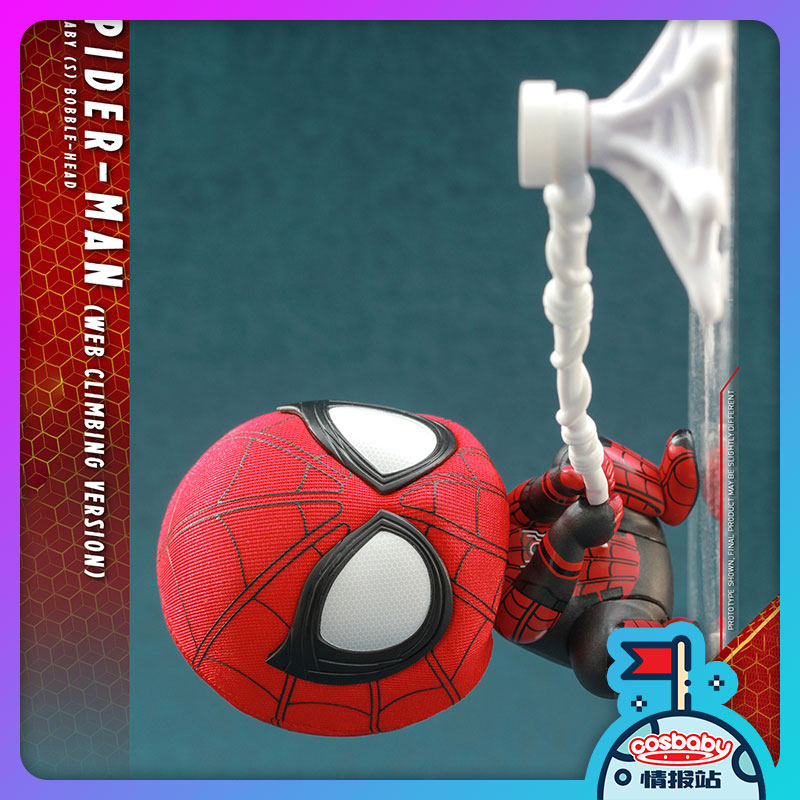 hottoys ht cosbaby cosb915 蜘蛛侠(web climbing version)