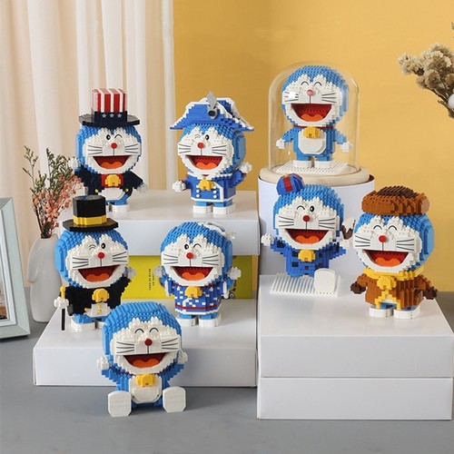 哆啦a梦微颗粒立体拼装积木