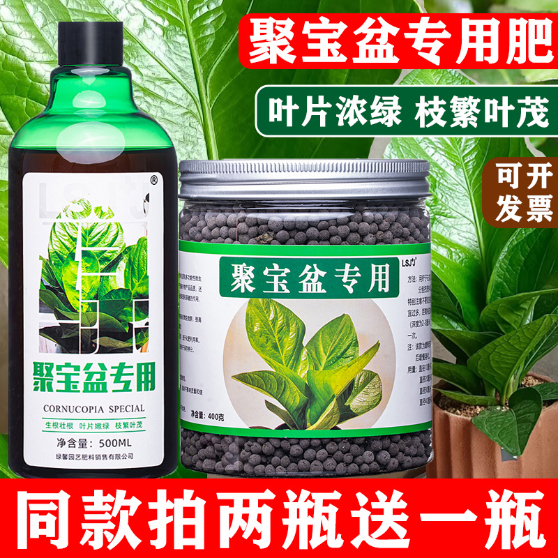 聚宝盆绿叶壮杆专用肥料营养液