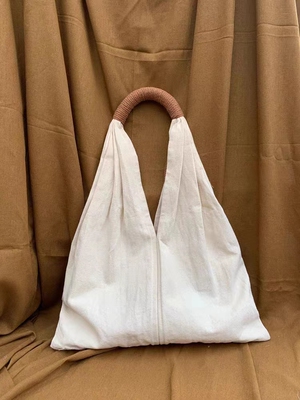 纯色休闲女手提袋包包布袋女包