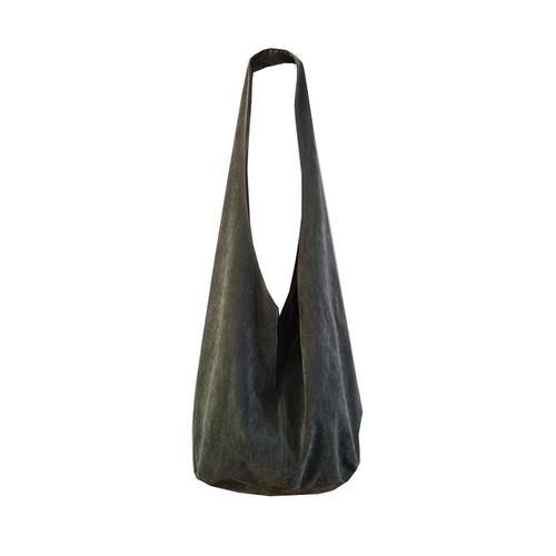 原创自制斜跨包绒布包单肩包文艺复古饺子包便携式旅行大容量包