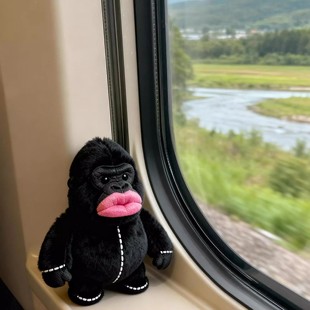 【小红书同款大嘴大猩猩毛绒挂件抽象丑萌高颜值包包挂件钥匙挂件