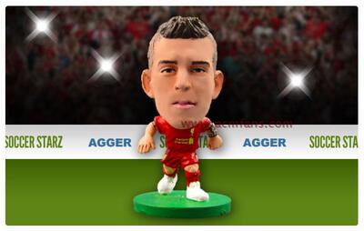 利物浦球星公仔 阿格 足球人偶模型 SoccerStarz