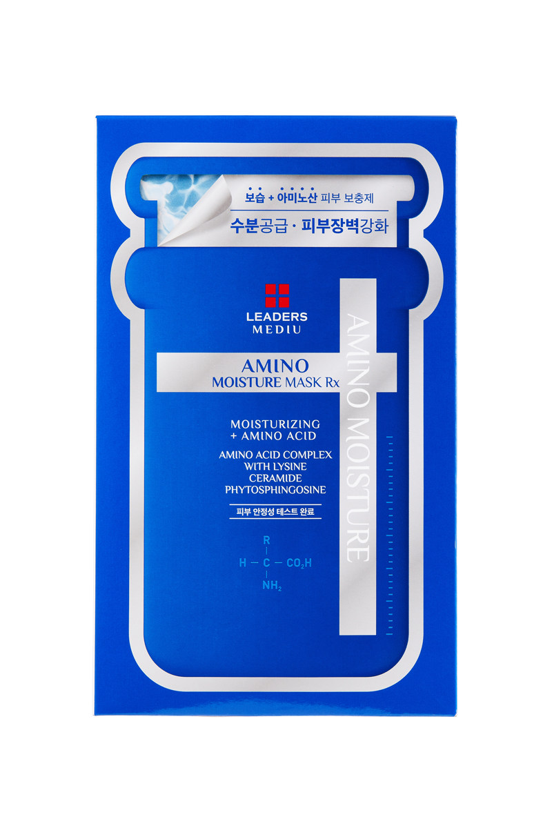 韩国leaders丽得姿美蒂优面膜第四代补水氨基酸补水保湿10片学生