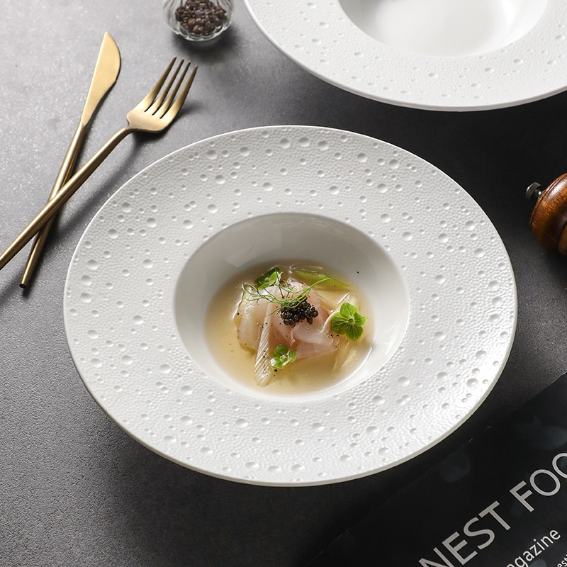 草帽盘陶瓷圆形9.5英寸10.5英寸