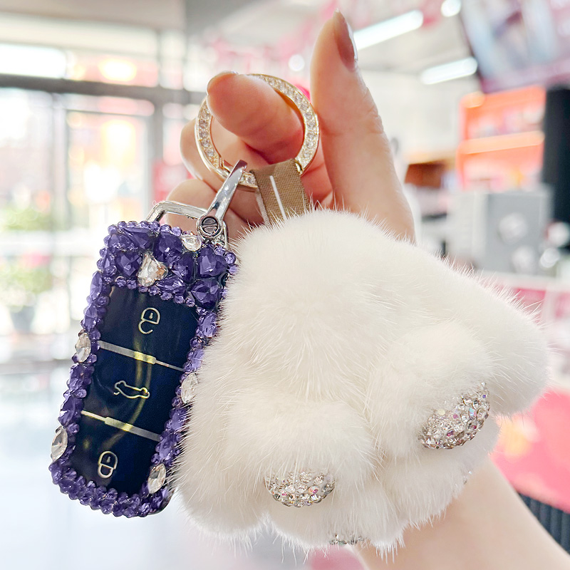 大众镶钻精致钥匙套女款