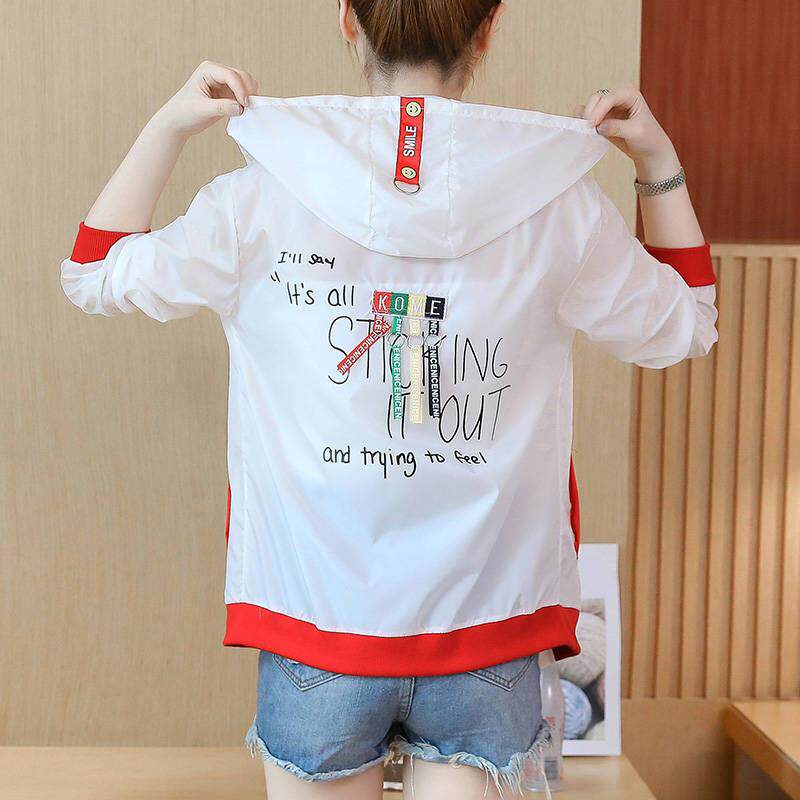 2019薄短外套女修身学生韩版夹克衫防晒衣女装开衫女士上衣服装在类目 女装/女士精品, 短外套中 - 来自Buy2taobao.com提供专业的淘宝代购服务
