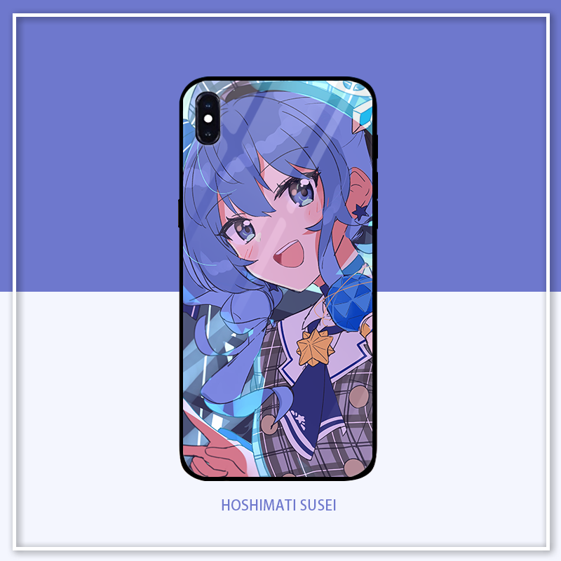 vtuber 星街彗星 神经病大姐姐 适用于苹果小米oppo玻璃手机壳
