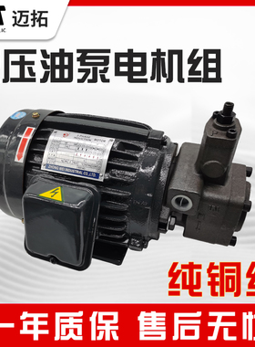 液压油泵电机组VP20+0.75KW1.5液压泵总成内轴电机液压站配件系统