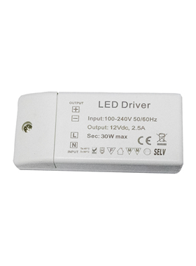 AC100-240V转12V 2.5A /24V1.25A 30瓦恒压灯带灯条驱动电源