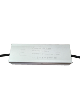 AC100-277V 12V/24V150WLED灯带驱动电源输出12伏16.66A/24V8.33A