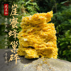 藏美裕 西藏林芝悬崖蜜蜂巢 自然压榨蜂蜜蜂巢 熬蜂蜡原材料500克
