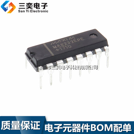 进口原装 MAX232EPE 集成 USB转232串口芯片 SP232EEP DIP-16直插