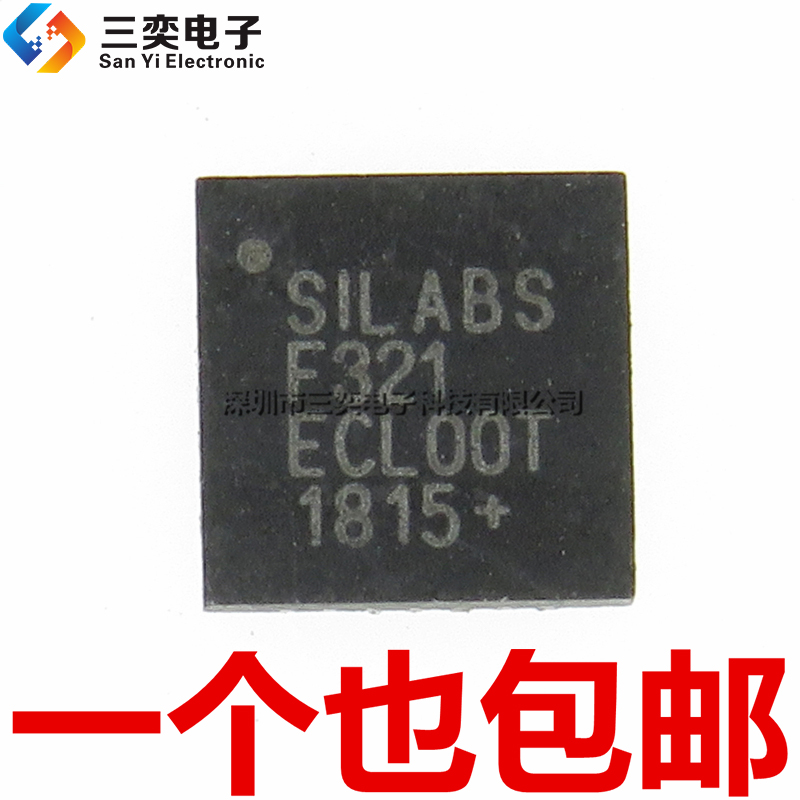 原装正品 C8051F321-GMR C8051F321-GM QFN-28 8位 微控制器 16KB