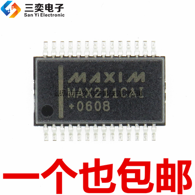原装正品 MAX211CAI MAX211EAI+T SSOP-28 贴片 收发/接收/驱动器