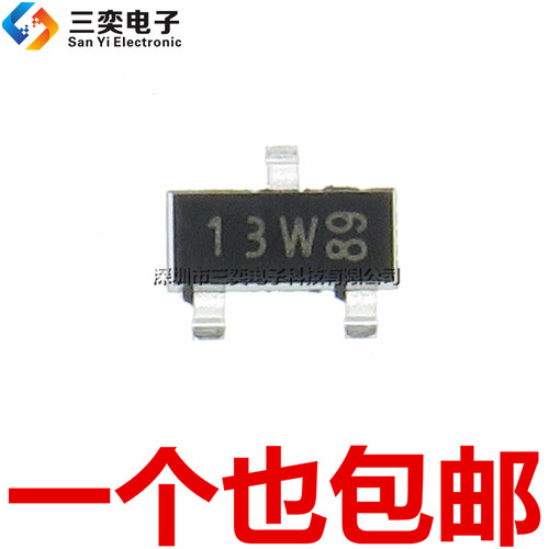 原装正品 BSS84 丝印13W SOT-23 贴片 BSS84AK MOS场效应管 P沟道