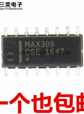 原装正品 MAX309CSE MAX309CSE+T SOP-16贴片 收发/接收器/驱动器