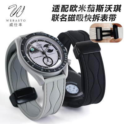 适配Moonswatch欧米茄联名款表带