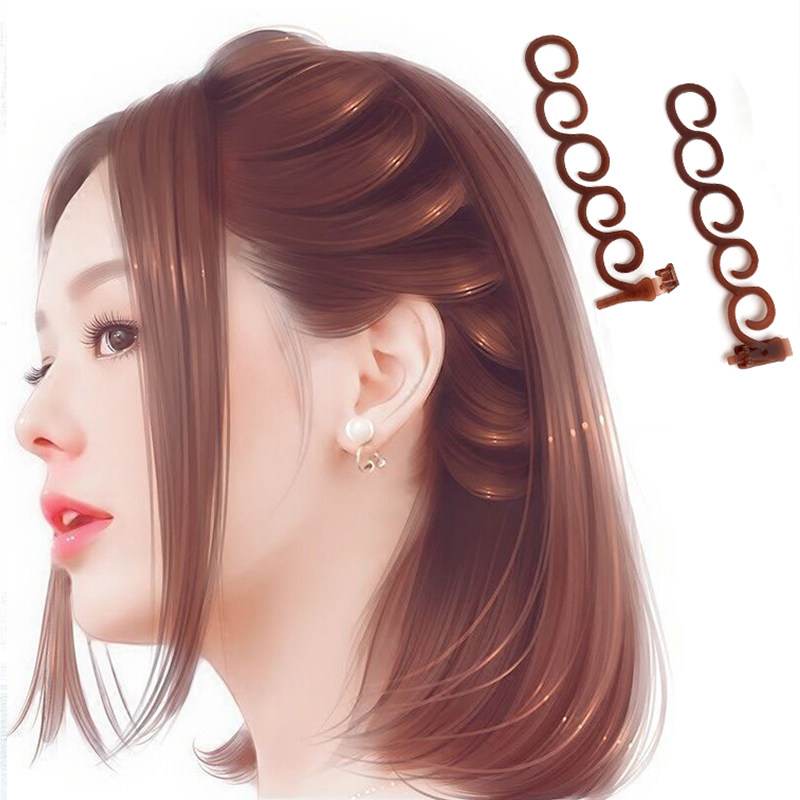 懒人鱼骨辫编发器扎头发头发蓬松神器盘发器韩网红造型发饰发卡子