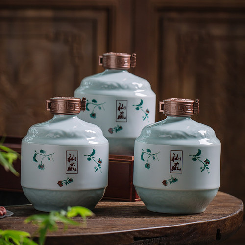 陶瓷古风密封空瓶酒壶