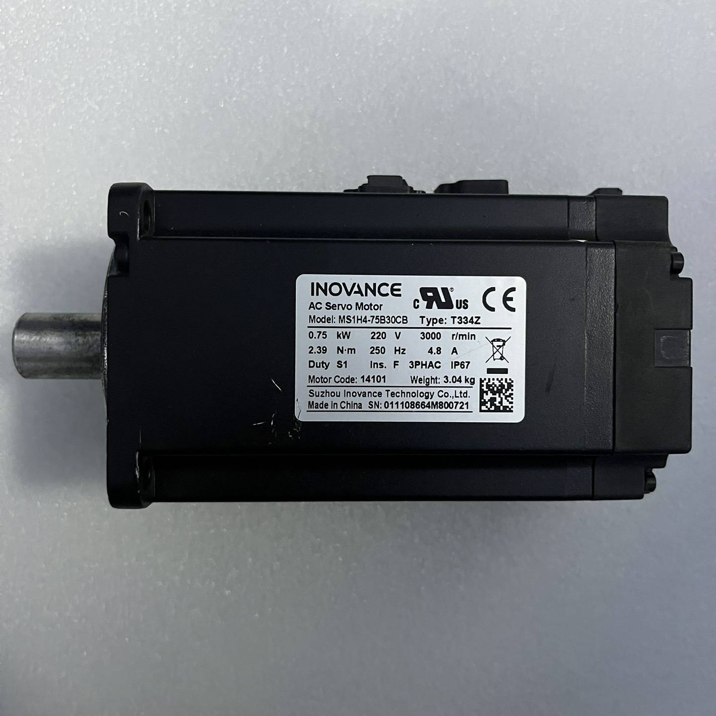 汇川INOVANCE伺服电机MS1H4-75B30CB-T3