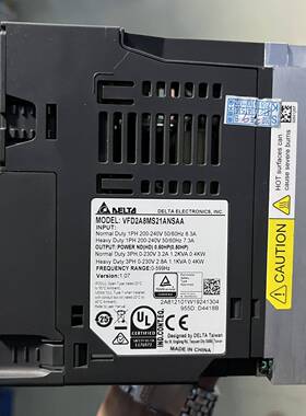 台达变频器 MS300系列 VFD2A8MS21ANSAA