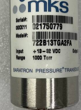 MKS真空计722B13TGA2FA，全新未拆封，测量范围0