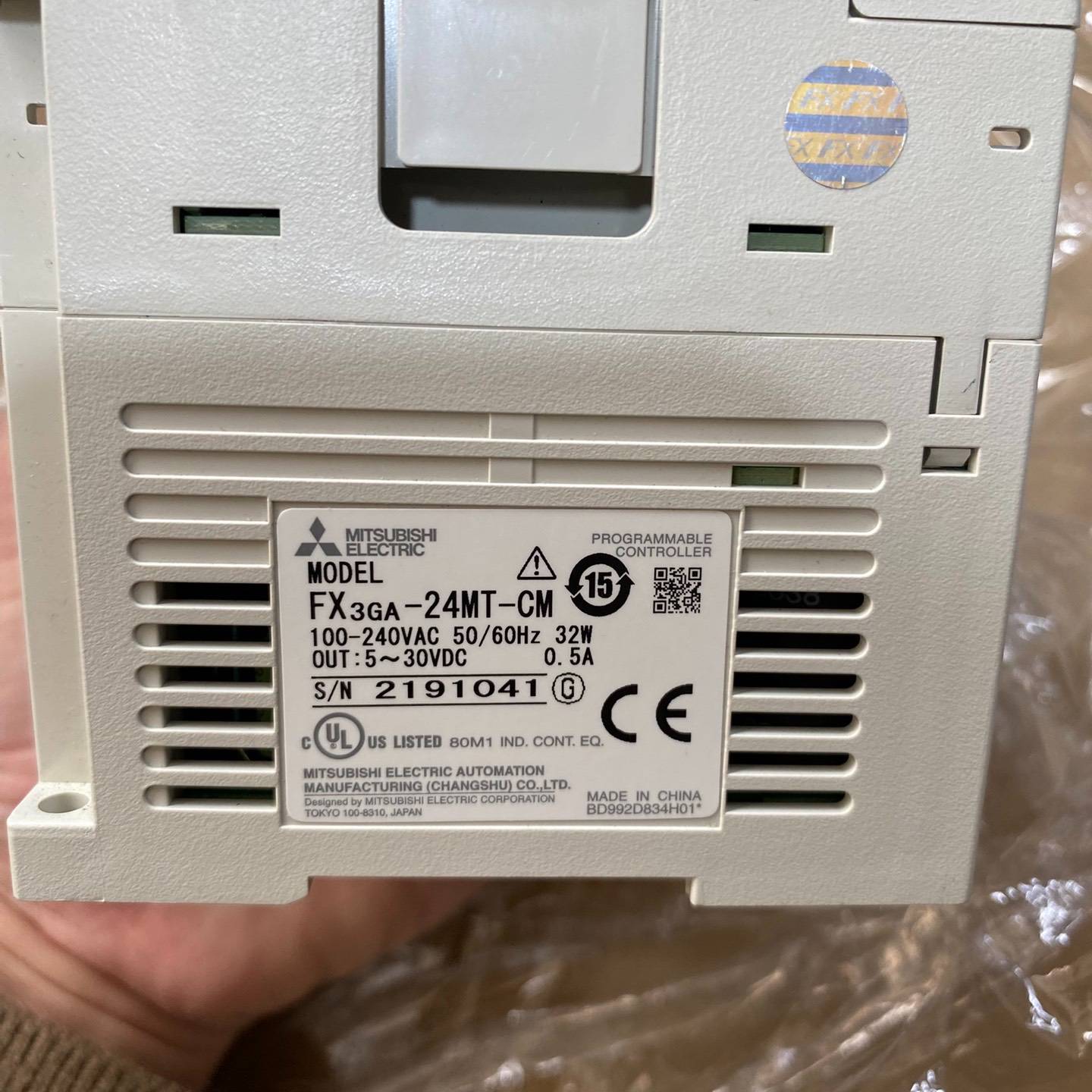 [议价]三菱PLC模块,型号FX3GA-24MT-CM,保证全新