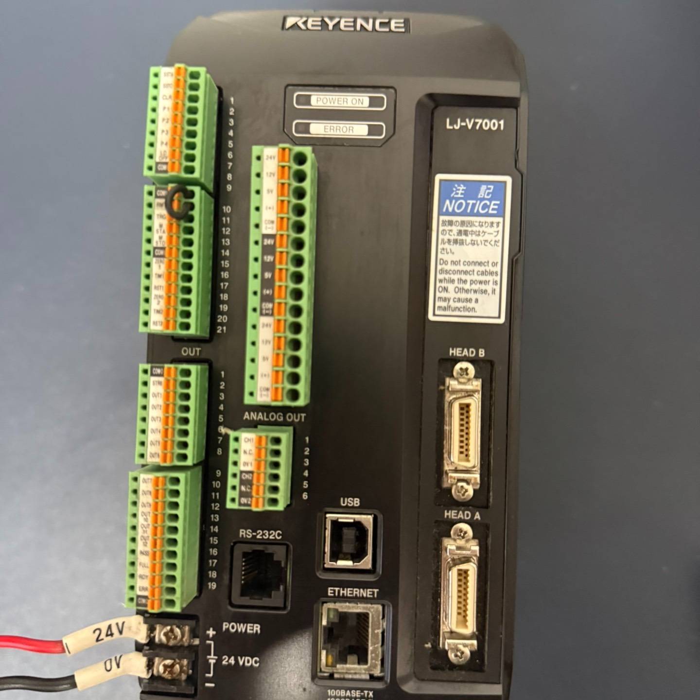 [议价]KEYENCE基恩士 LJ-V7001 激光控制器