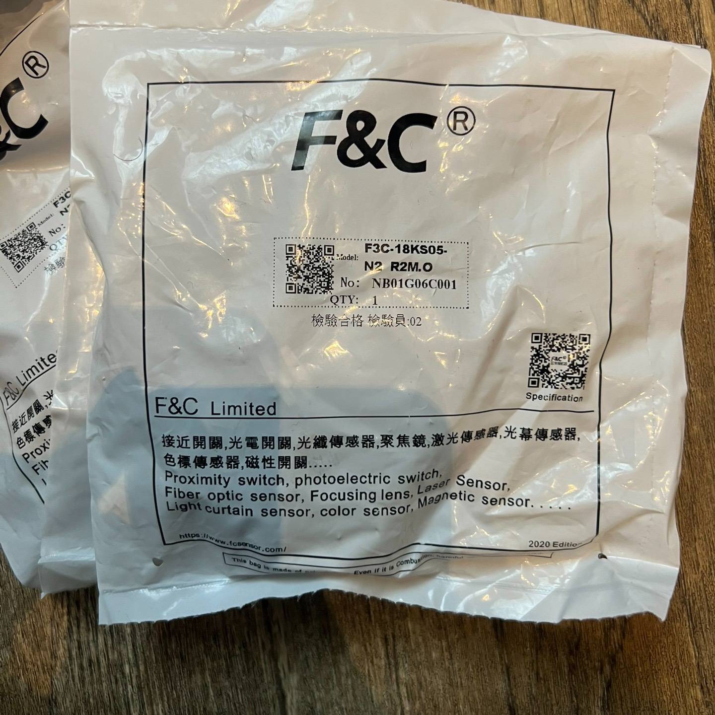 [议价]F3C-18KS05-N2 R2M台湾嘉准可替E2E-X