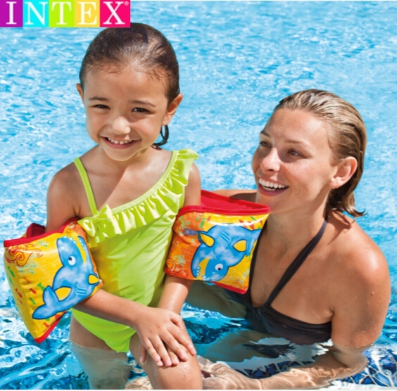 手臂圈3-6岁加厚手臂浮圈儿童游泳装备戏水玩具浮圈