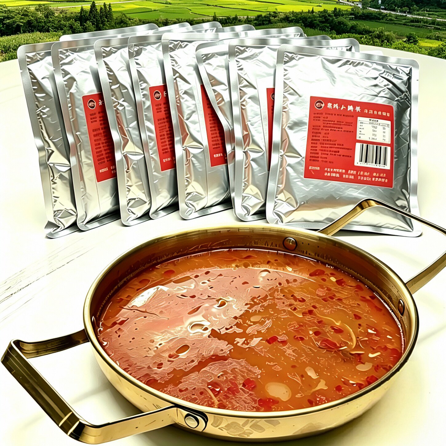 小酸苞酸汤底料 1.5kg*10 包 商用量贩装单包够 12 人酸汤鱼底料