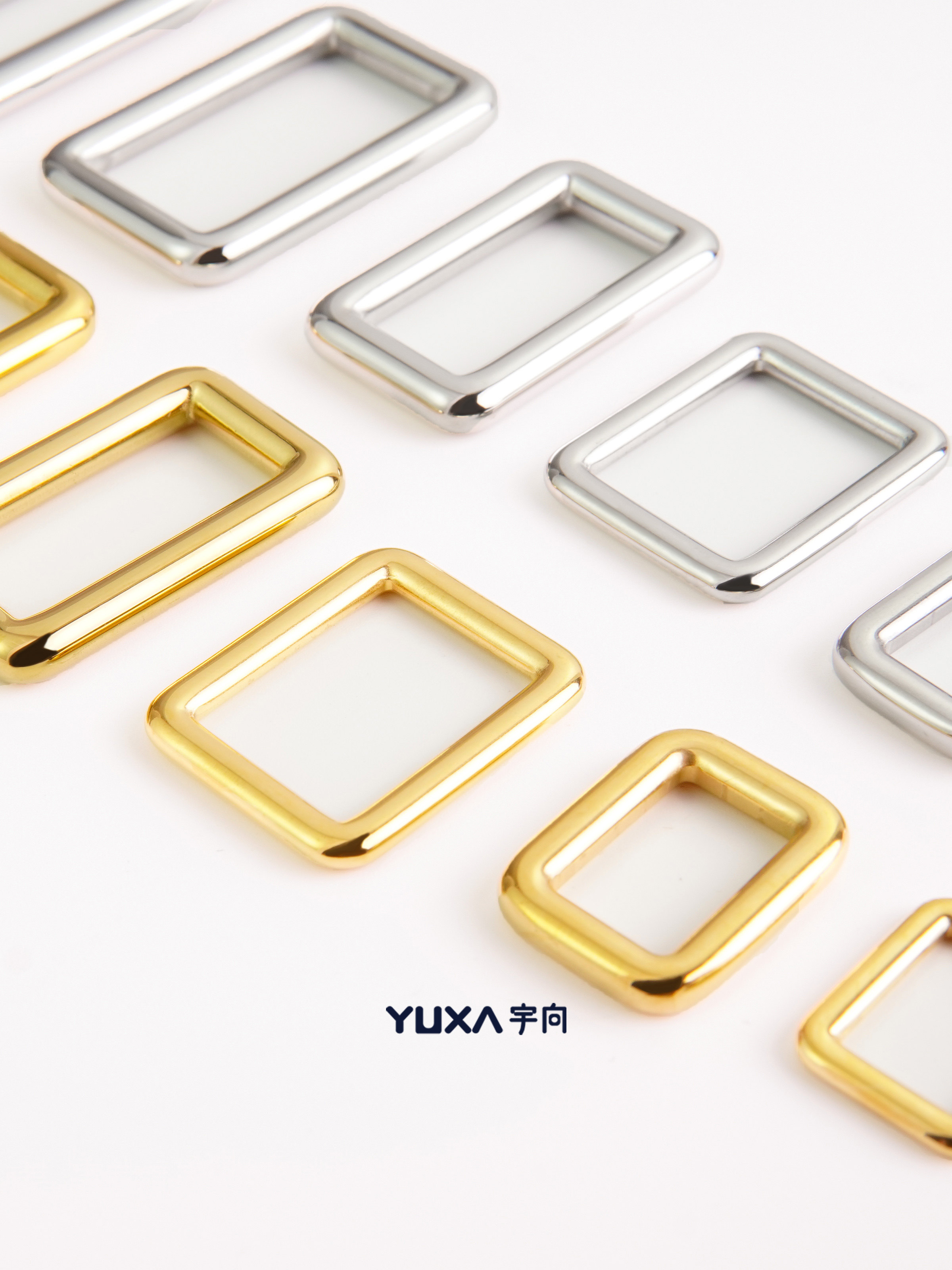 스테인레스 스틸 라운드 와이어 스퀘어 버클 어깨 끈 버클 핸들 버클 남자 가방 서류 가방 수제 가죽 제품 수하물 하드웨어 액세서리