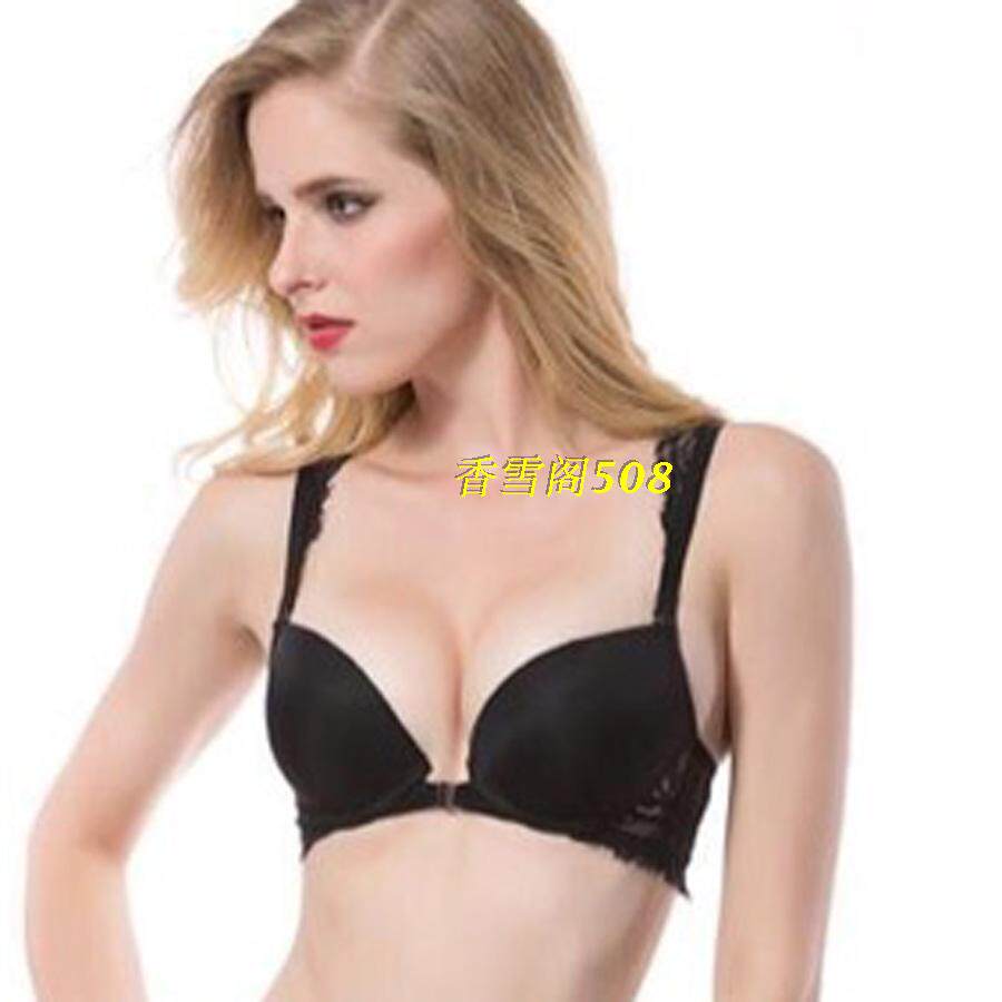 专柜正品伊丝艾拉18001 AB厚杯前扣美背聚拢光面内衣文胸