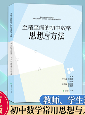 至精至简的初中数学思想与方法 初一二三初中数学解题思想与方法 初中教师数学教学方法参考用书 课内外巩固提升题型技巧提升
