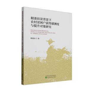 社经济图书书籍 扶贫背景下农村贫困户获得感测度与提升对策研究经济科学出版 RT69 包邮